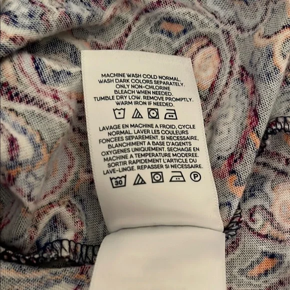 Lands' End Purple Sleeveless V-Neck coverup 1X - Picture 8 of 8